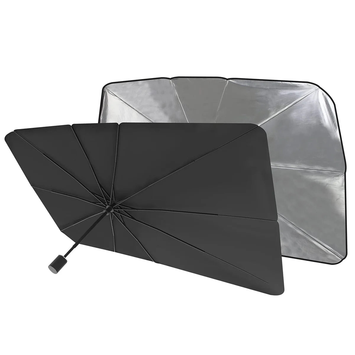 Foldable Car Windshield Sunshade for Heat & UV Protection – Compact Sun Blocker for Front Windshield (1 Pc)