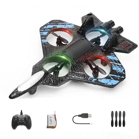 Remote Control RC Planes for Kids, RC Airplane Fighter Jet with Light, 360° Flip Fighter Jet Toys, Stunt Roll, Airplane Toy