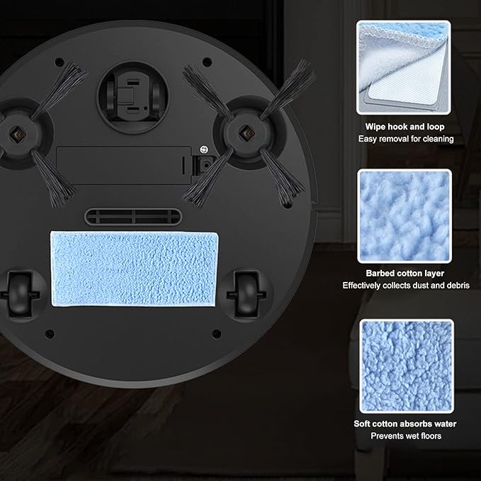 Sweeping Robot Mop Floor Sweep Floor Dust Absorption 3 in 1 USB Charging 40db Low Noise Household Smart Sweeper Robot USB Charging Robotic Vacuum