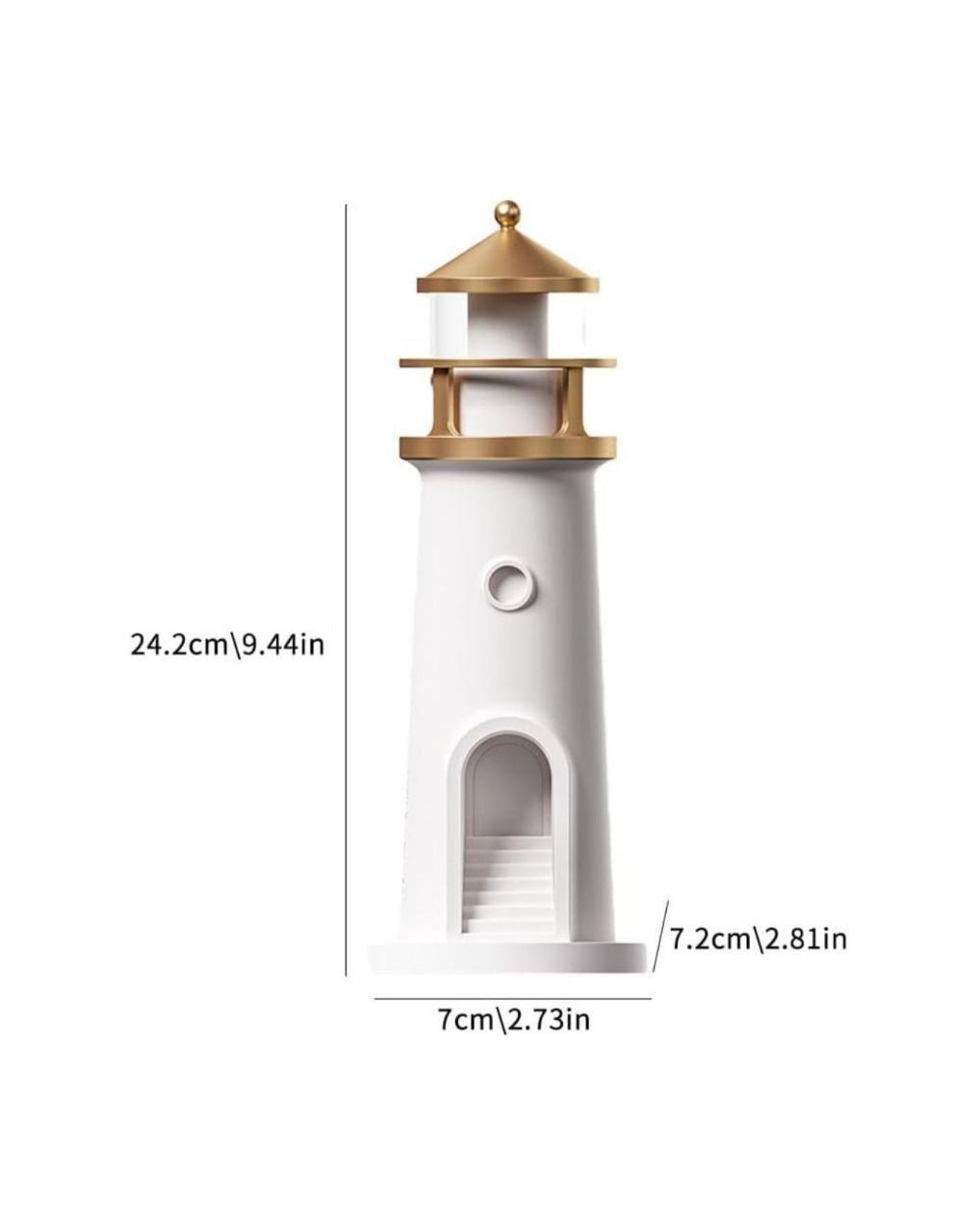 Moon Lighthouse Lamp Night Light - Moon Light Projector Lamp, LED Moonlight Lamp Galaxy Decor ,Music Motion Sensor, Rechargeable Table lamp with 4 Brightness Birthday Holiday Gifts for Kids, Boys, Girls