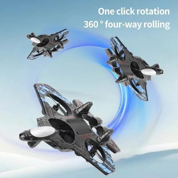 Remote Control RC Planes for Kids, RC Airplane Fighter Jet with Light, 360° Flip Fighter Jet Toys, Stunt Roll, Airplane Toy