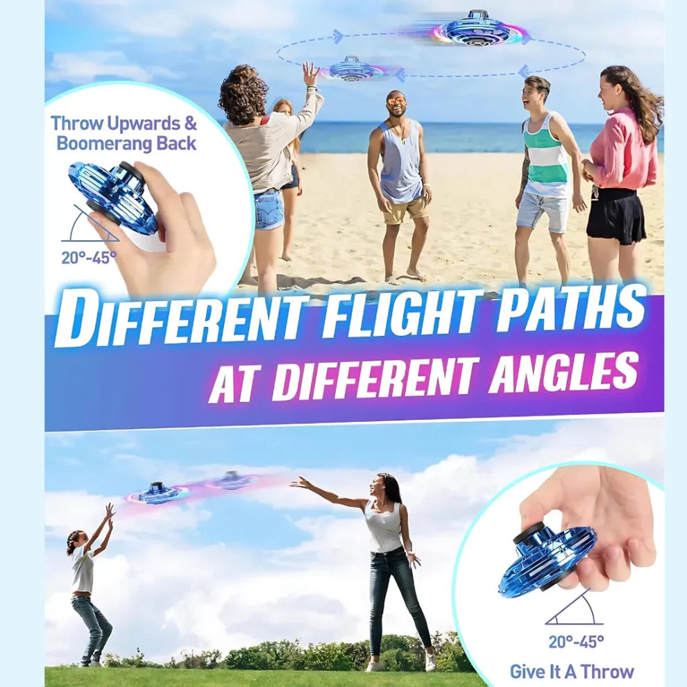 Flying Orb Spinner,UFO Flying Spinner Toy,Hand Controlled Boomerang Hover Spinner,Flying Spinner with Endless Tricks,Cool Toys Gifts