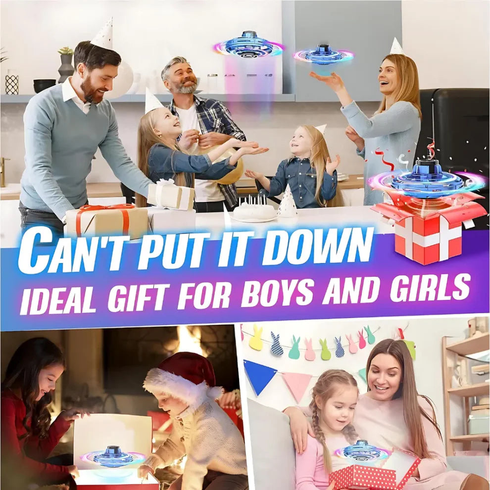 Flying Orb Spinner,UFO Flying Spinner Toy,Hand Controlled Boomerang Hover Spinner,Flying Spinner with Endless Tricks,Cool Toys Gifts