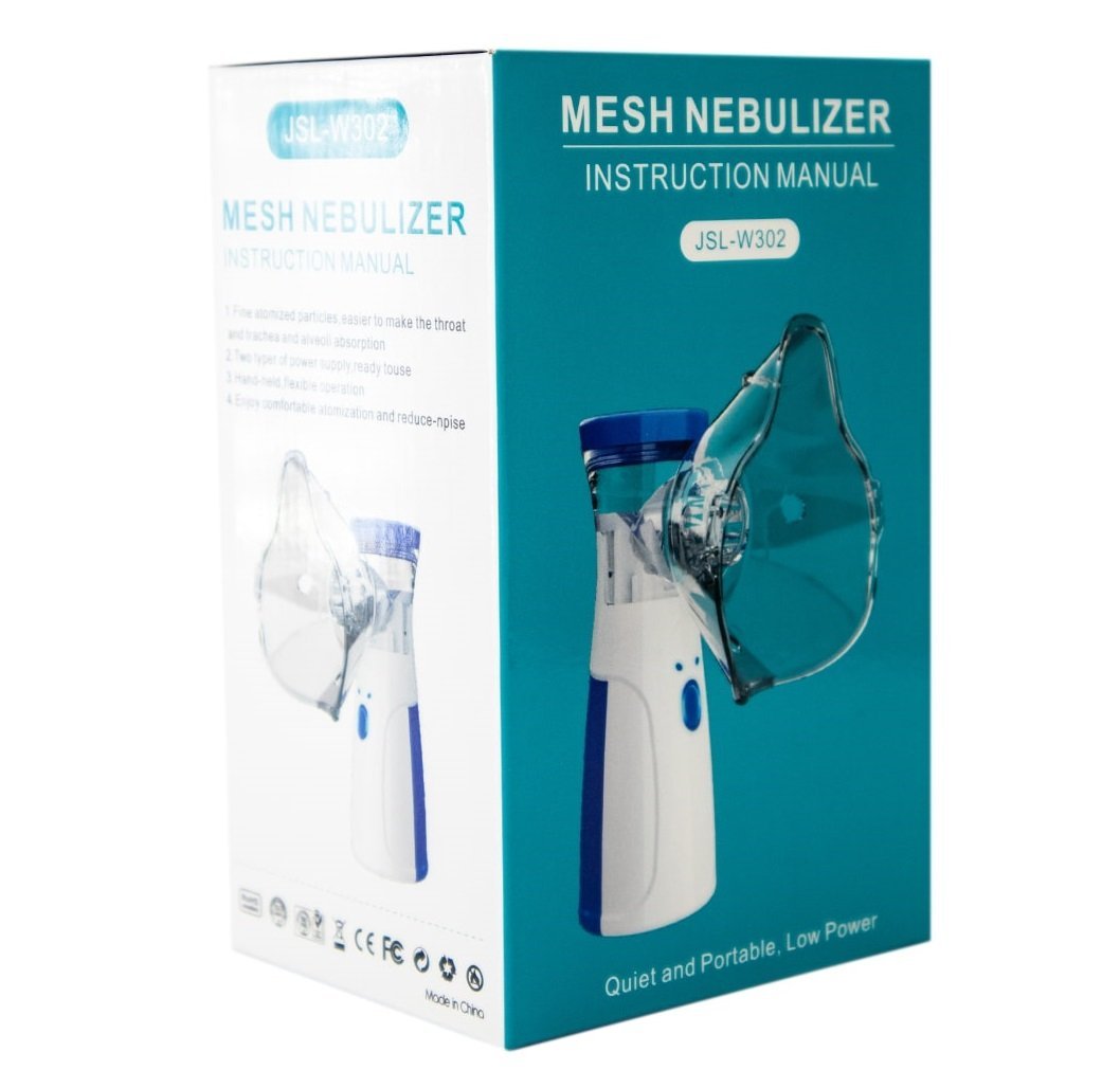 IMPORTED Portable Mesh Nebulizer, Silent & One-Touch JSL-W302