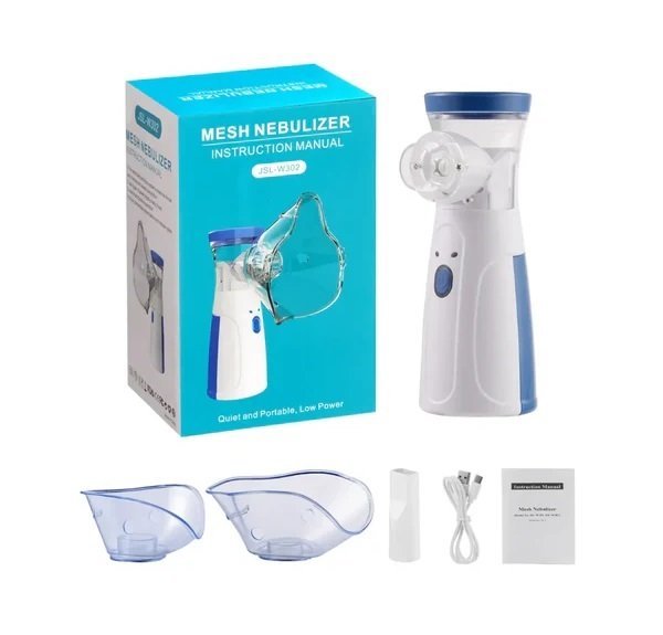 IMPORTED Portable Mesh Nebulizer, Silent & One-Touch JSL-W302